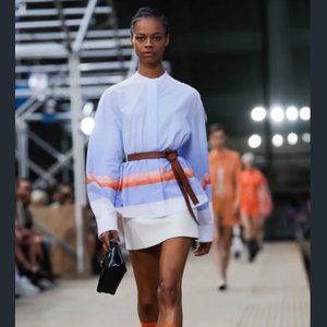 NEW! SS2020 Longchamp Button Front Blouse - Size 4